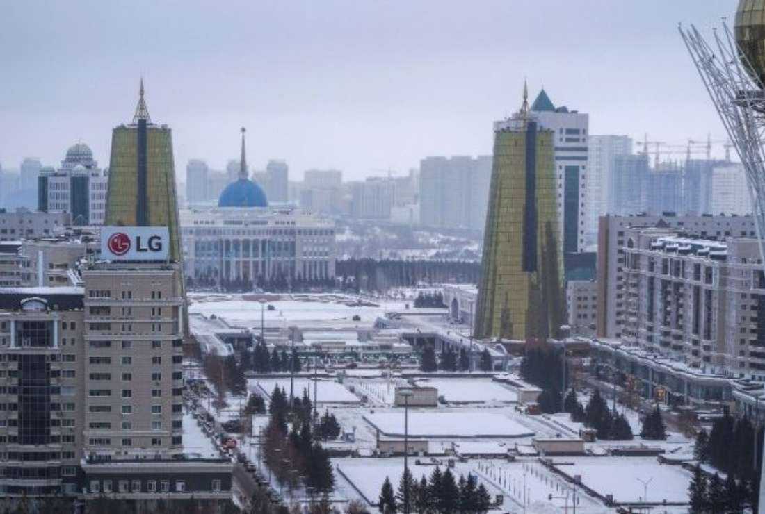 A view of Nur-Sultan, captial of Kazakhstan
