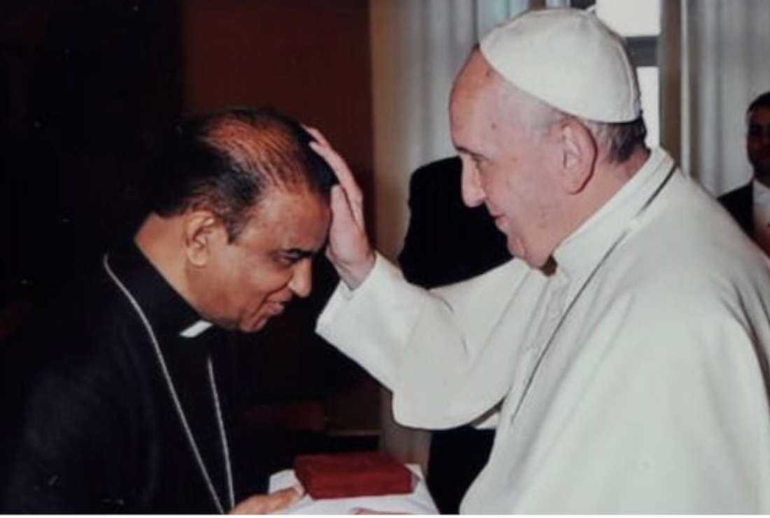 Archbishop Antony Kariyil, the former metropolitan vicar of Ernakulam-Angamaly Archdiocese, met Pope Francis in 2021 in the Vatican and explained the liturgical controversy.