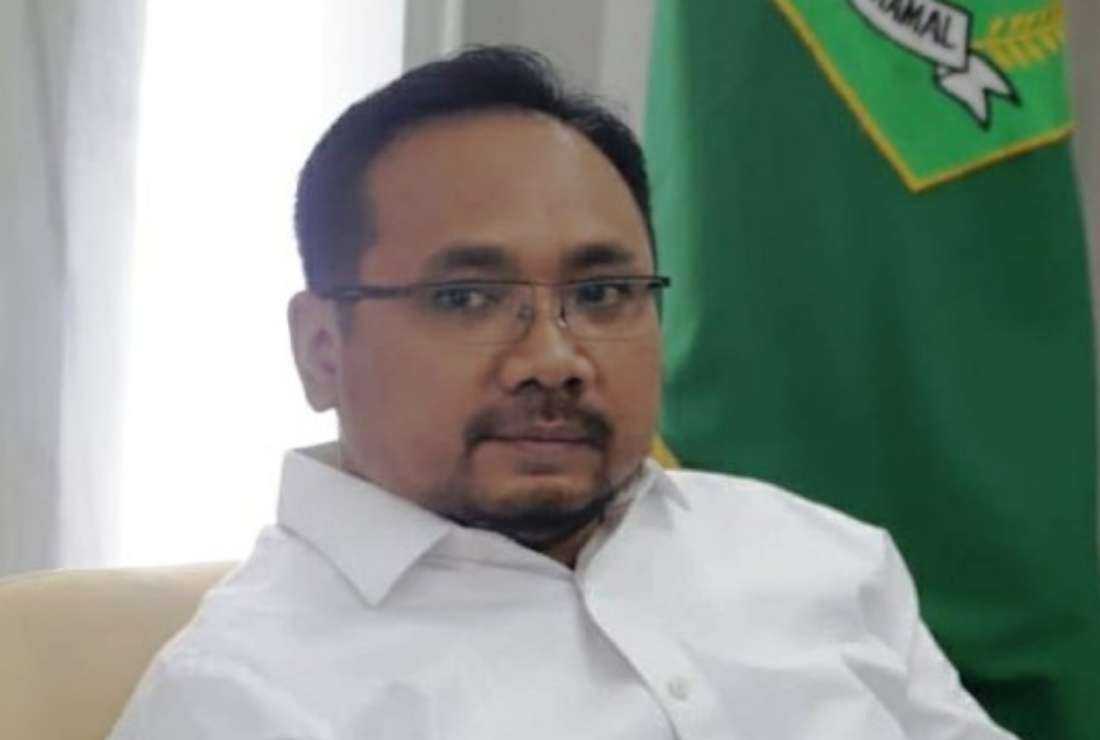 Indonesia's Minister of Religion Affairs Yaqut Cholil Qoumas