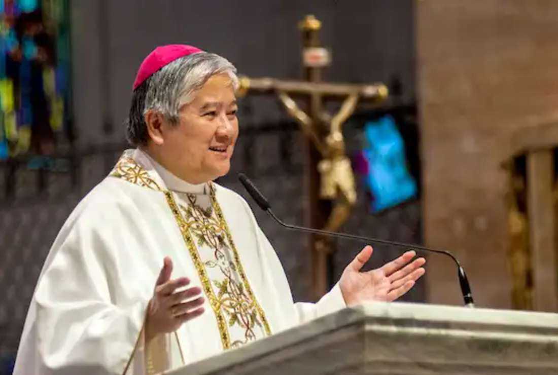 Archbishop Socrates Villegas of Lingayen-Dagupan, former president of the Philippine bishops' conference urges Catholics to care for the poor in his homily for the launch of Aid for the Church in Need in Manila on Nov. 15, 2016
