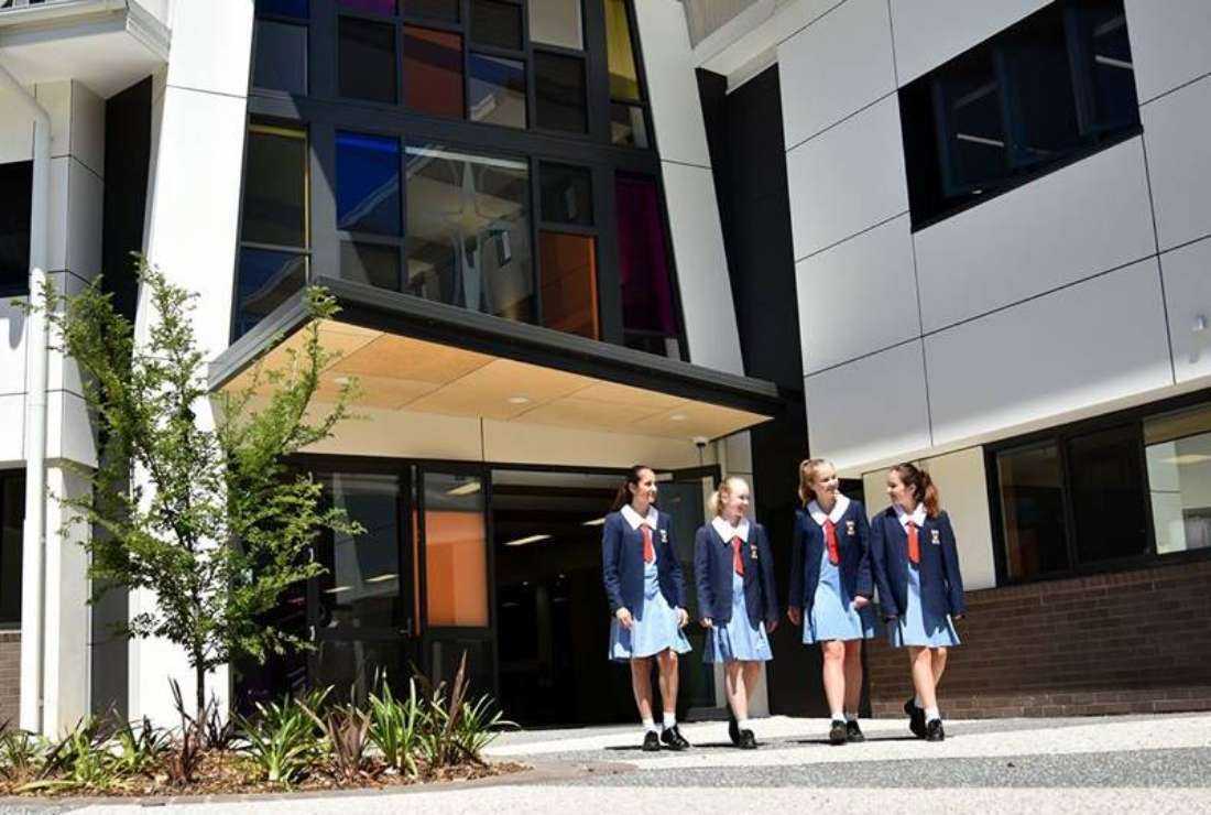 Students are seen at Our Lady of Mercy College Burraneer in Sydney, Australia. The government has asked the Australian Law Reform Commission to review the country’s religious exemptions for schools in federal anti-discrimination law