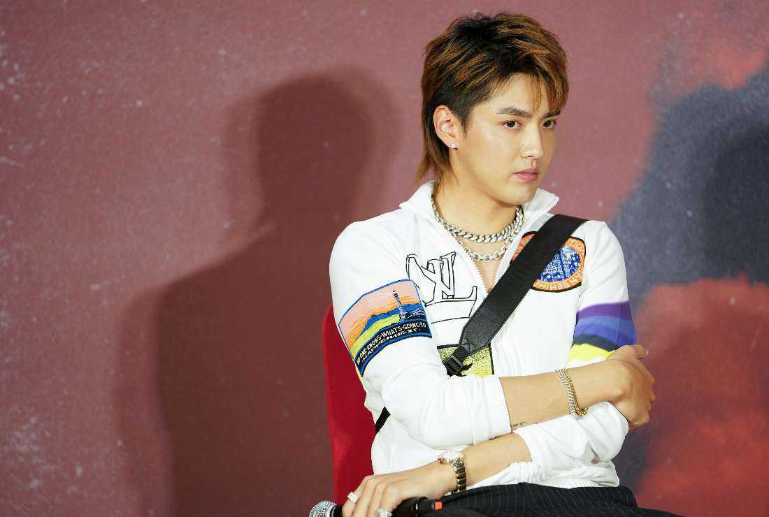 Chinese-Canadian ex-pop star Kris Wu, also known as Wu Yifan in Chinese, attending an event in Beijing. Wu has been jailed for 13 years after being found guilty of rape, a Chinese court said on Nov. 25