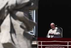 Saints lived according to the beatitudes, pope says