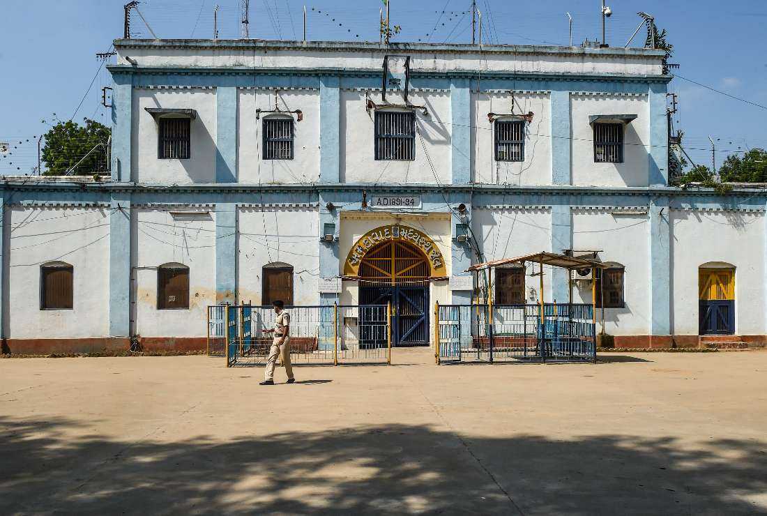 A general view showing the entrance of Sabarmati Central Jail in Ahmedabad, Gujarat, India on Oct. 2, 2020