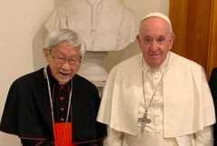 Pope finally meets a critic of the China-Vatican deal