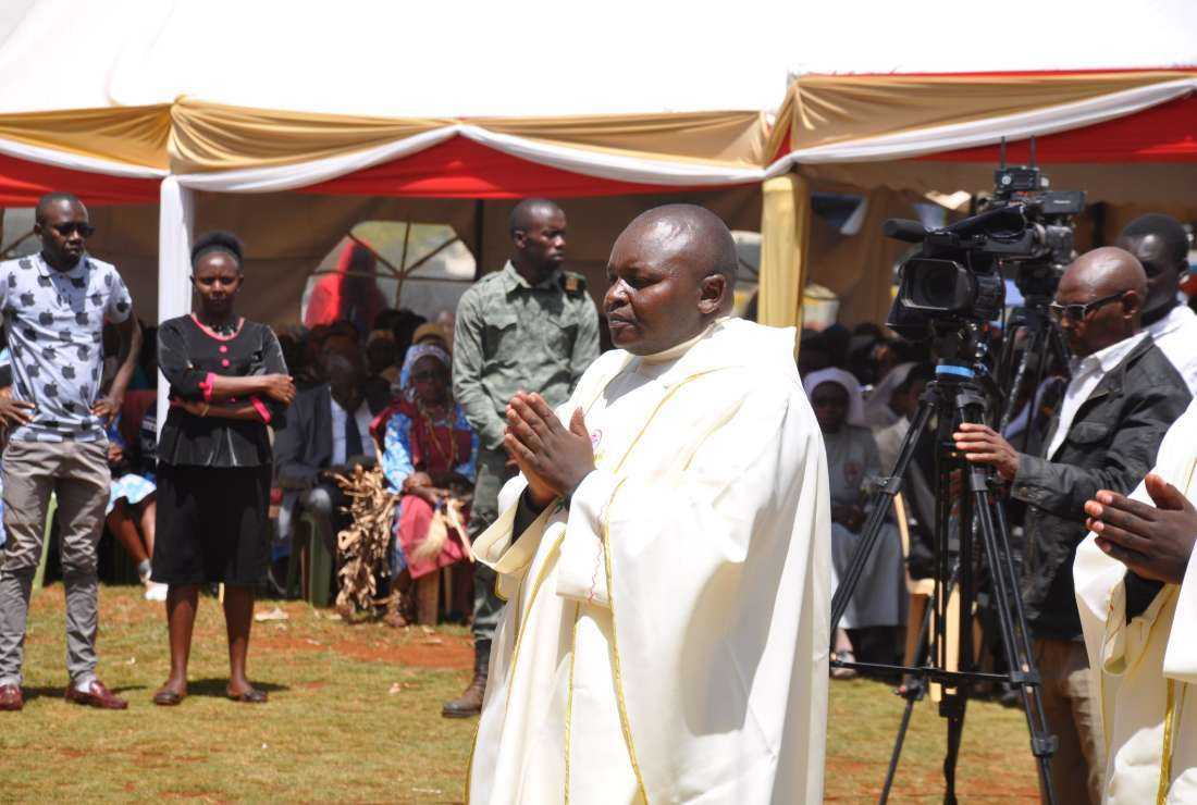 First blind Catholic priest in Kenya can hardly hide his happiness