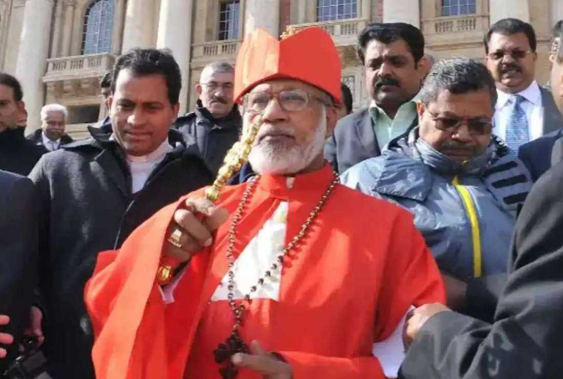 Indian Cardinal George Alencherry outside St. Peter's Basilica in the Vatican on Feb. 18, 2012