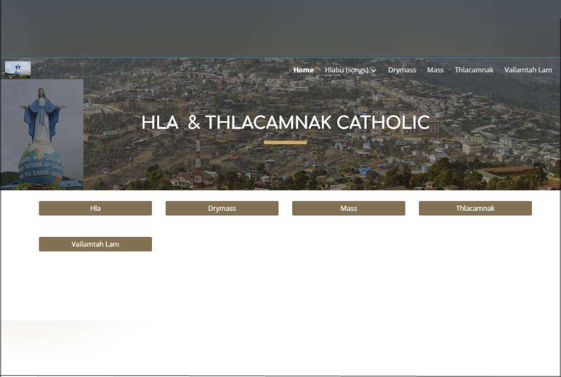 The website is up and running at www.hakkacatholic.com. The app version of the website, known as Hla & Thlacamnak Catholic, is available for free on Android and Apple devices