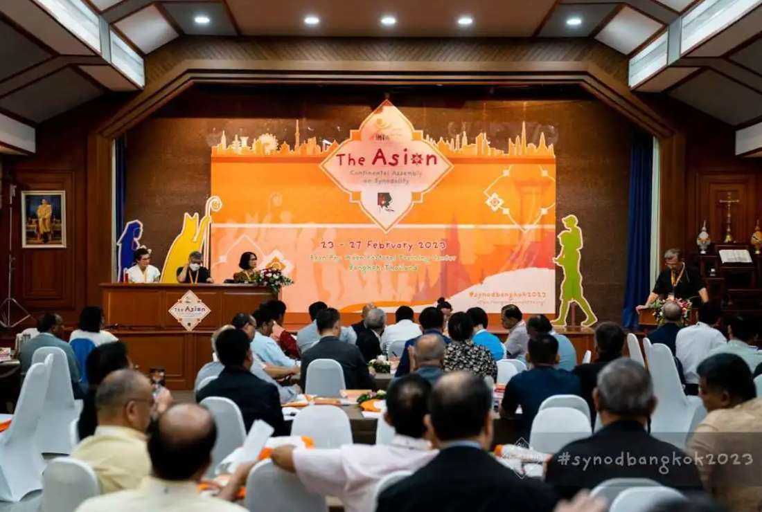 The three-day Asian Continental Assembly on Synodality underway at the Baan Phu Waan (The Sower’s House) Pastoral Training Centre of the Bangkok Archdiocese in Thailand on Feb. 24