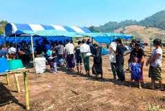 Displaced people forced to return home in Myanmar