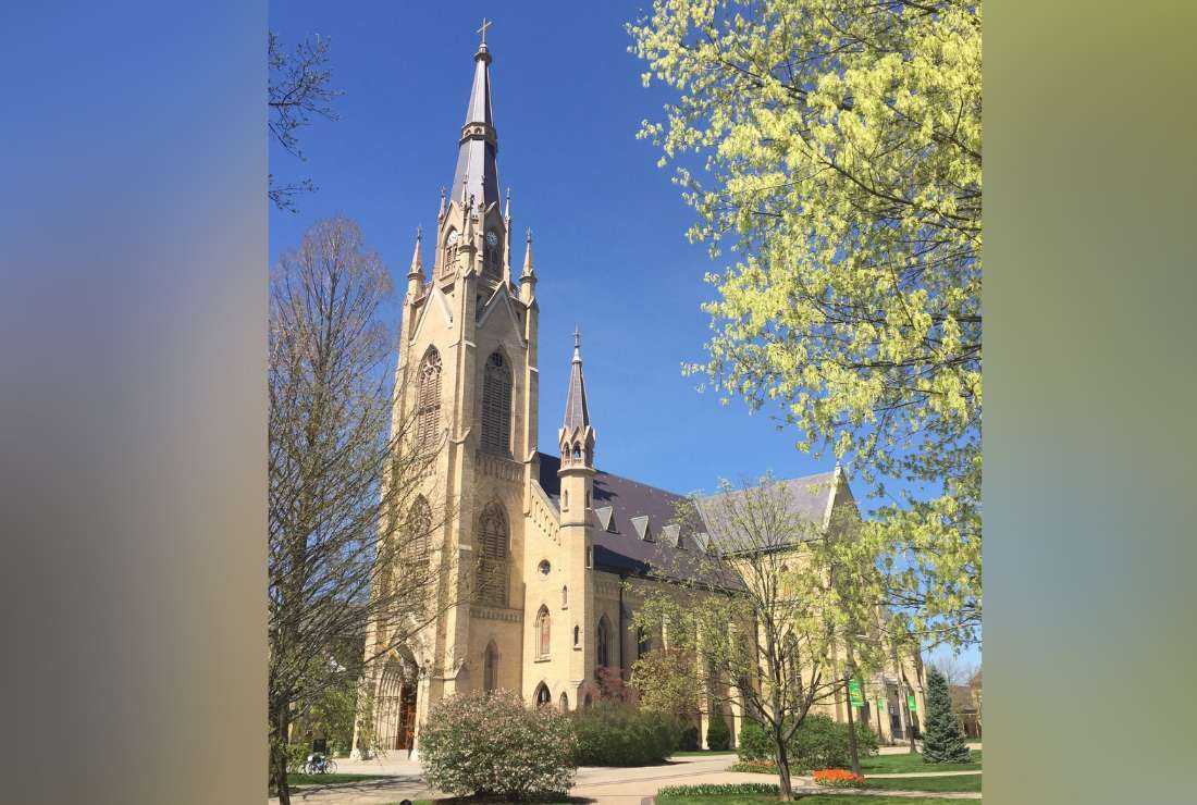 The Basilica of the Sacred Heart at the University of Notre Dame in Indiana