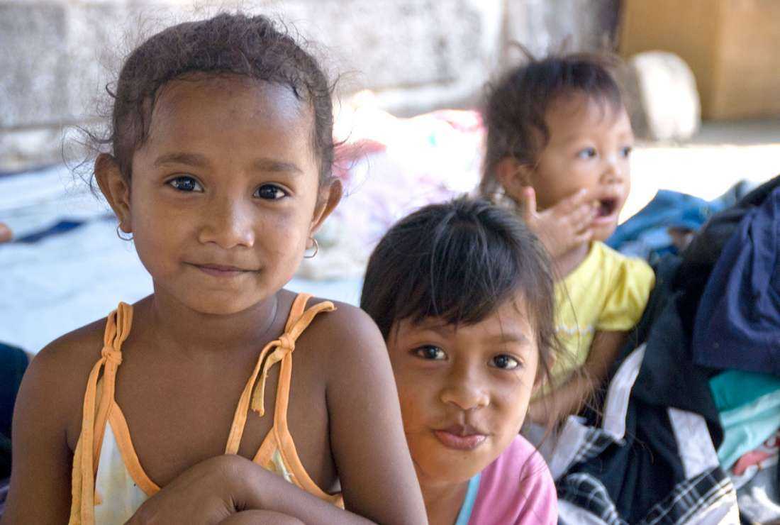 Due largely to the high level of poverty only about 20 percent of preschool children are enrolled in school in Timor-Leste