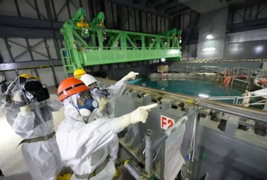 The Fukushima Daiichi nuclear plant in Japan was hit by a massive tsunami and earthquake in 2011