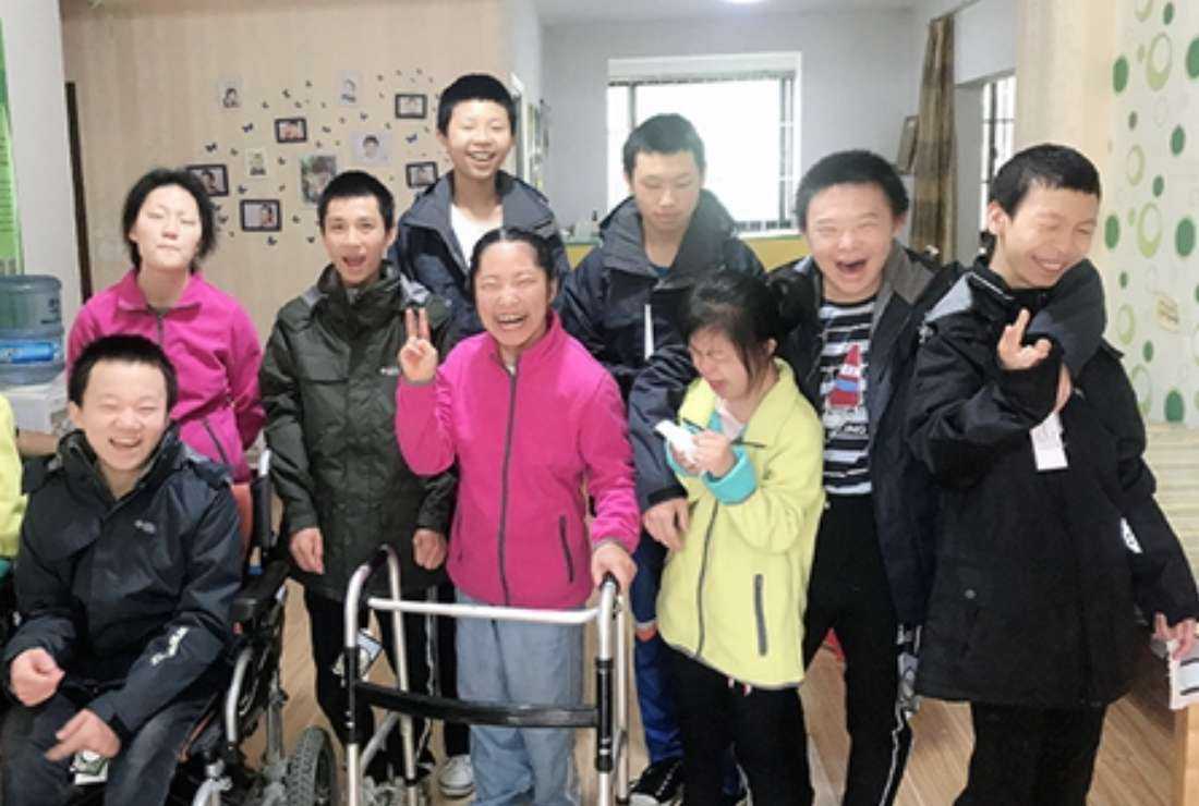 Children with special needs are seen at center in a social center in Shaanxi province of China in this file photo. Catholics in China donated ahead of Easter to support charitable works of Catholic-run Jinde Charities