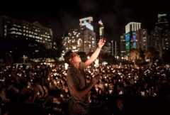 HK leader skips questions on legality of Tiananmen vigils