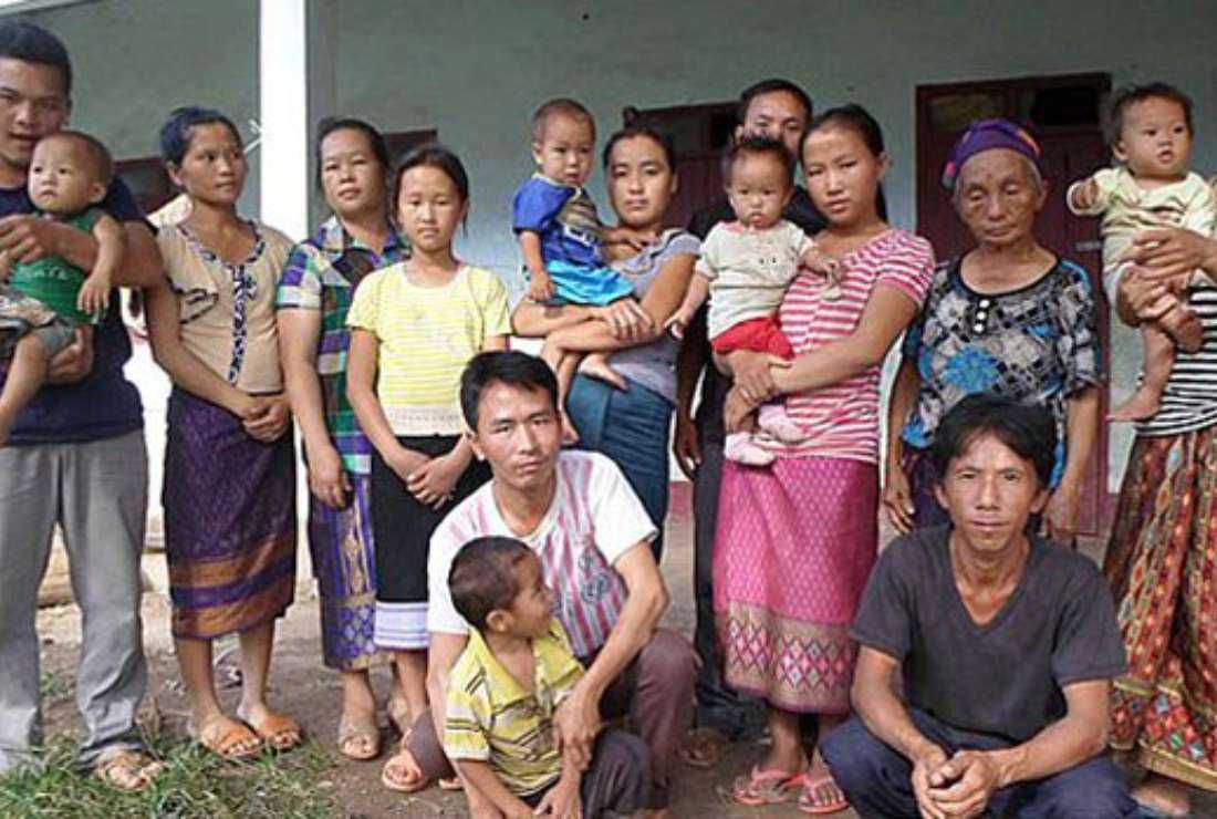 Christian villagers in Laos are seen in an undated photo. Christians in the communist country face routine harassment and persecution, activists say