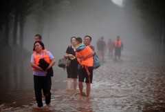 China's capital battered by unprecedented rains
