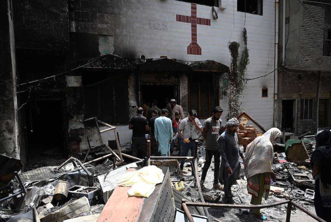 Action sought against 21 church burnings in Pakistan UCA News