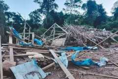 3 churches damaged in airstrikes by Myanmar military
