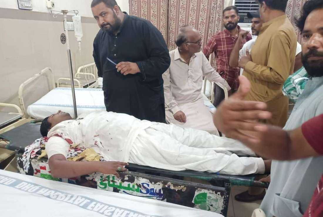 Pastor Eleazar Sidhu recuperates at the Civil Hospital in Faisalabad in Punjab on Sept 4