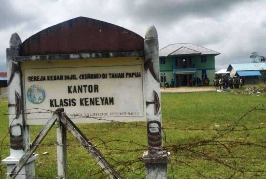 The Kingmi church in Keneyam, Nduga Regency, Papua, where Indonesian police reportedly entered by force on Sept. 17 and arrested five members of the congregation accusing them of being supporters of pro-independence groups