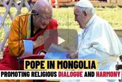 Pope Francis advocates religious harmony and dialogue in Mongolia