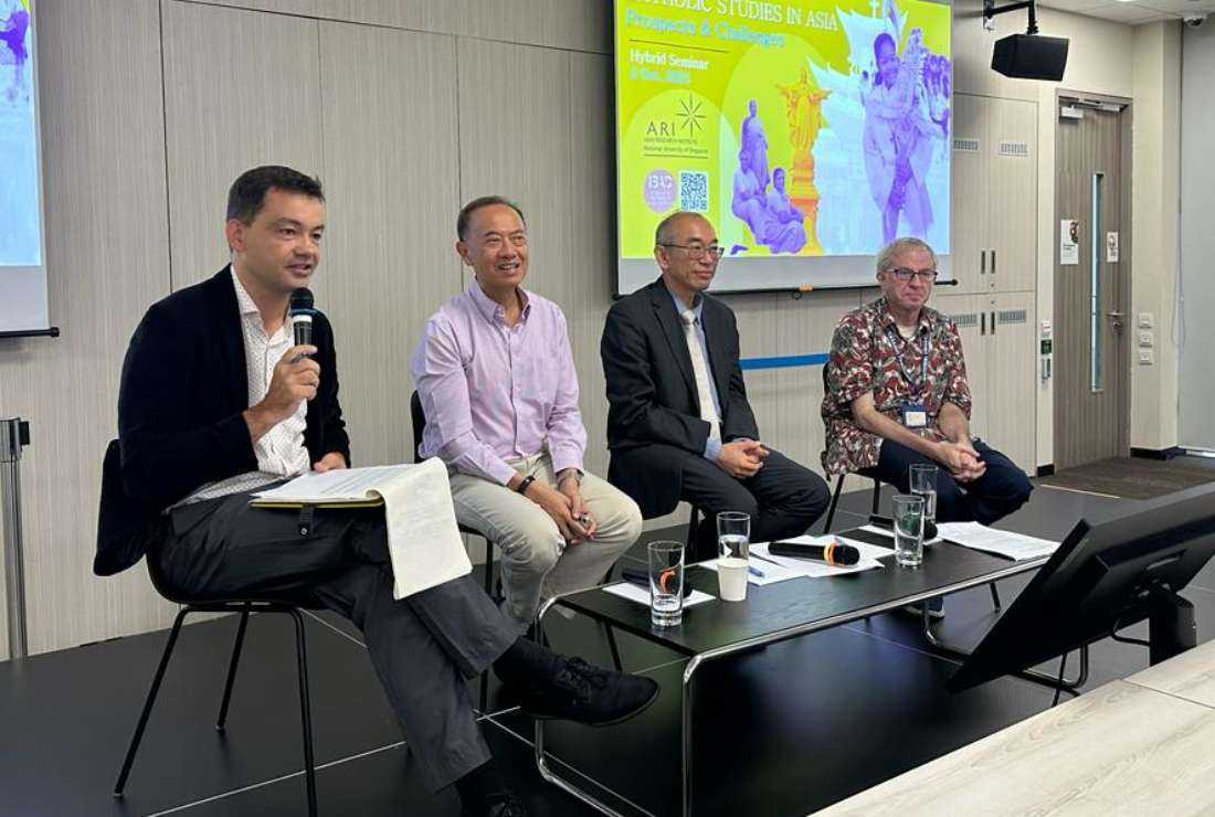 The hybrid roundtable on 'Catholic Studies in Asia: Prospects and Challenges' hosted by the Asia Research Institute (ARI) of the National University of Singapore on Oct. 2.