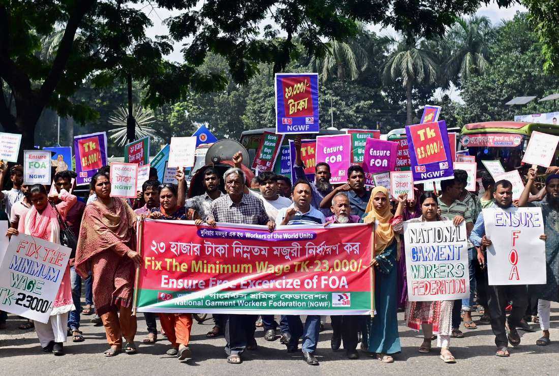 2 dead as Bangladesh garment workers protest low pay - UCA News