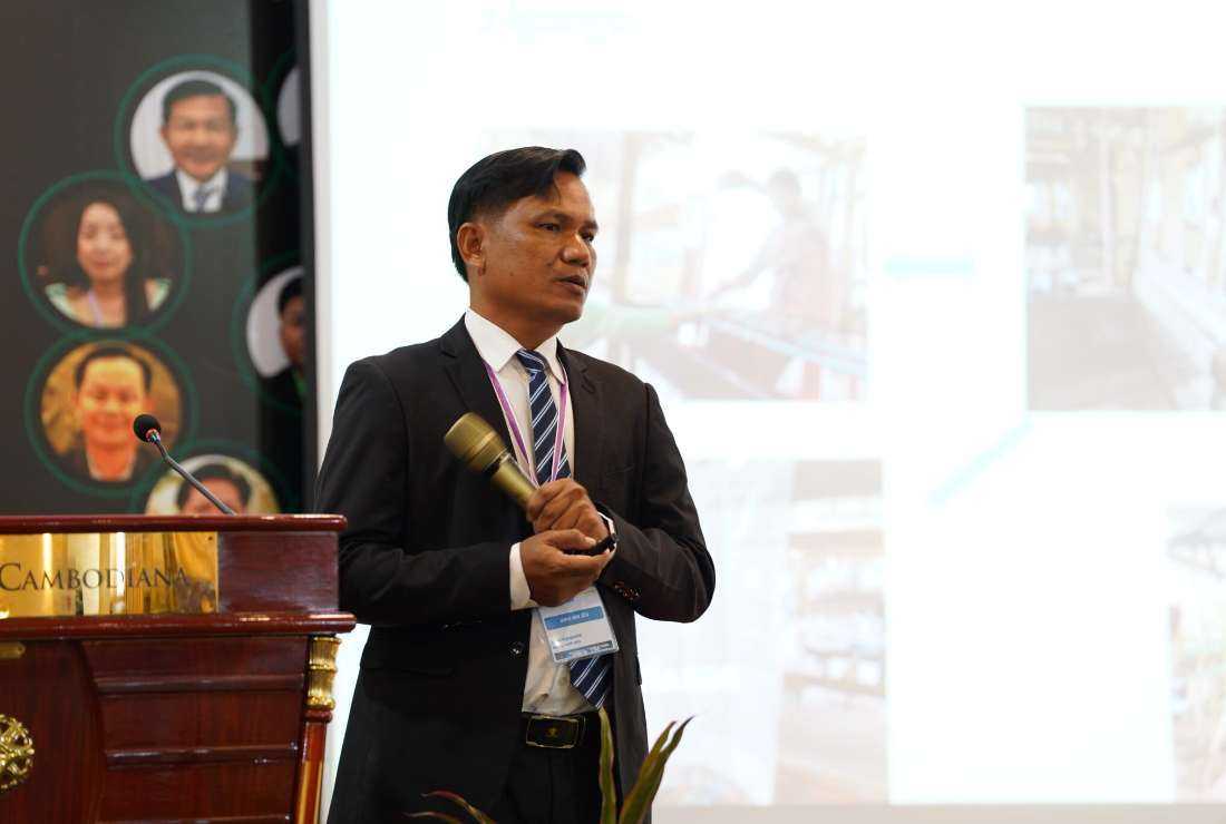 Sorn Meak, a Catholic entrepreneur was among the top ten small and medium-sized (SME) Cambodian entrepreneurs.