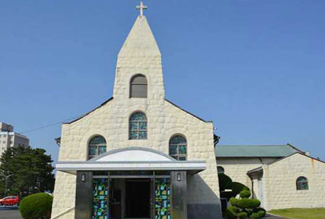 Our Lady of Fatima Church at Sokcho City of South Korea was built during the Korean War about seven decades ago.