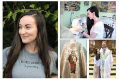 Young woman stitches together faith, fashion to create liturgical garments
