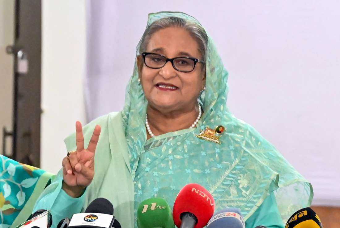 Bangladesh's Hasina wins in polls without opposition - Vimarsana News