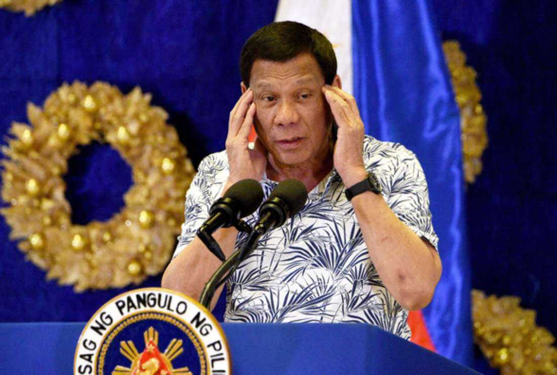 Former Philippine President Rodrigo Duterte