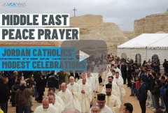 Jordan Catholics pray for peace in the Middle East