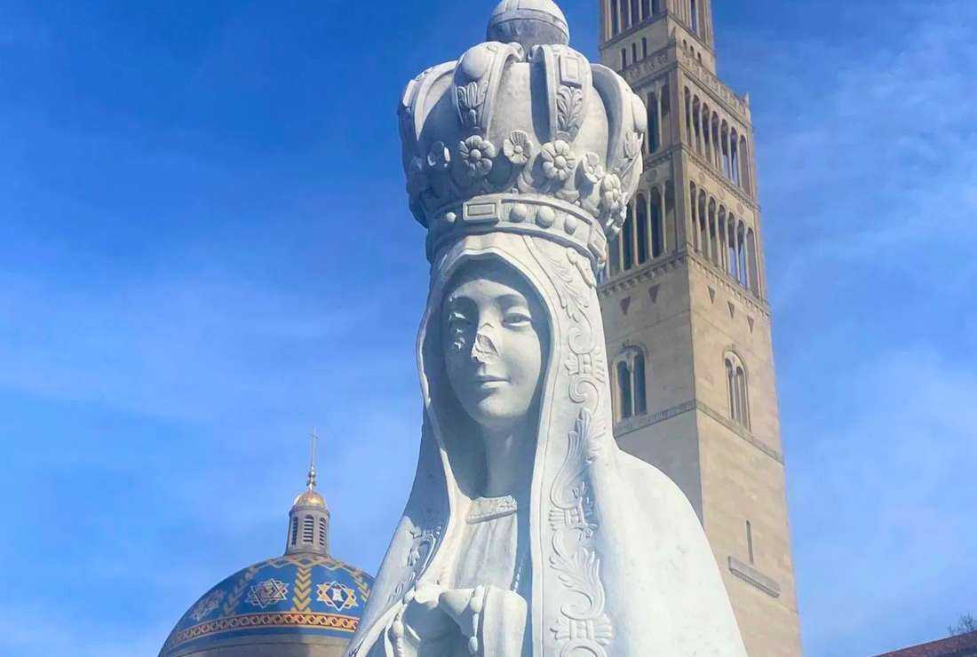 Virgin Mary statue vandalized at Washington national shrine UCA News