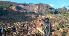 Many feared dead in massive landslide in Papua New Guinea