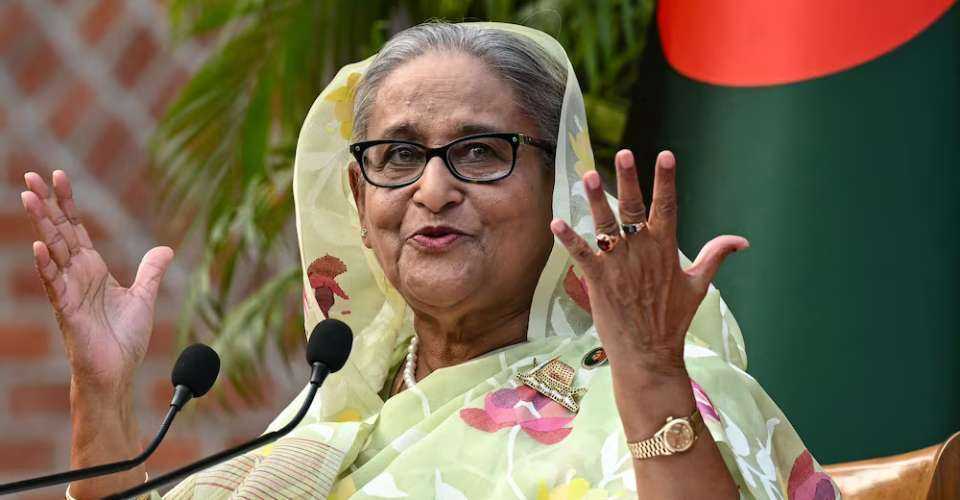 Bangladesh Prime Minister Sheikh Hasina is seen in this file image.