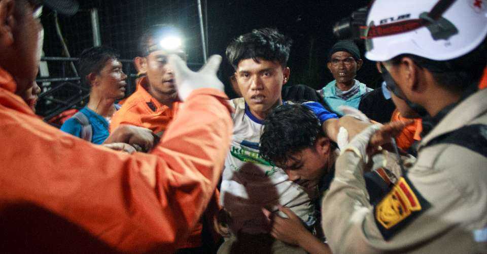 Landslide at Gold Mine in Indonesia