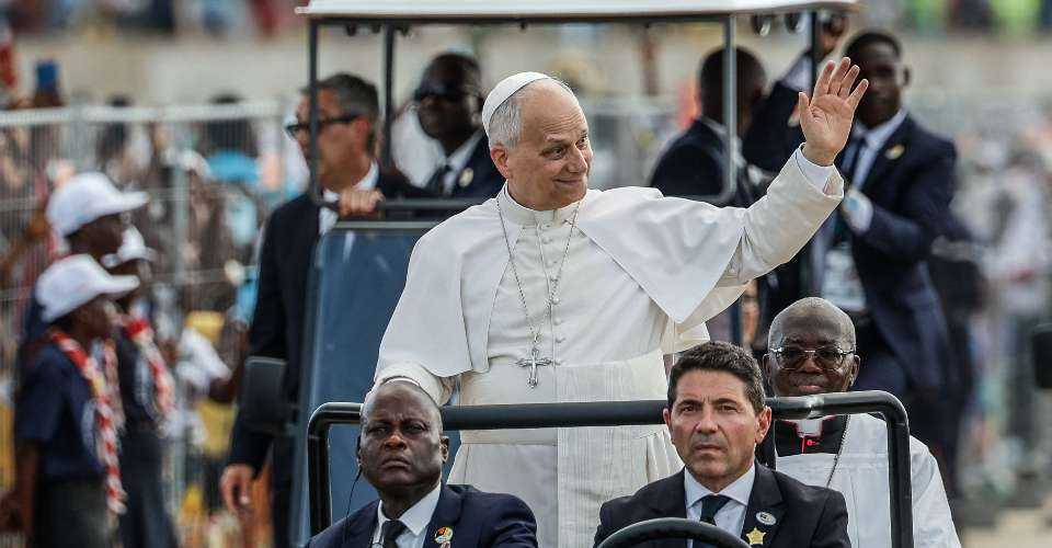 Pope Leo decries corruption, inequality in Angola