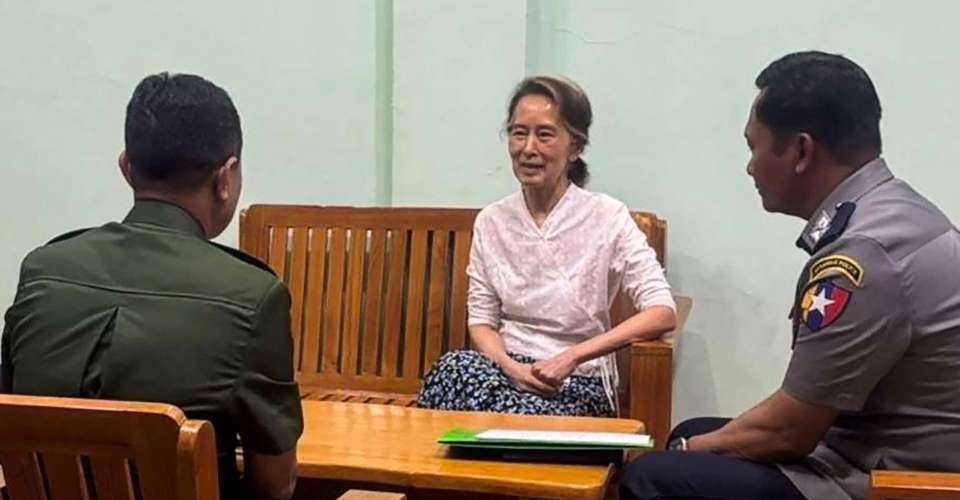 Myanmar’s Aung San Suu Kyi moved to house arrest
