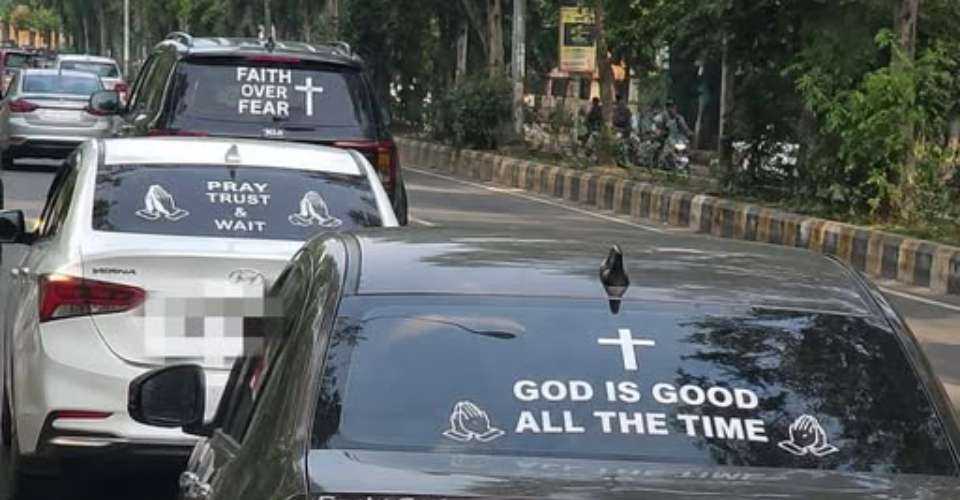 Christians oppose bannig faith symbols on vehicles in India’s Nagaland
