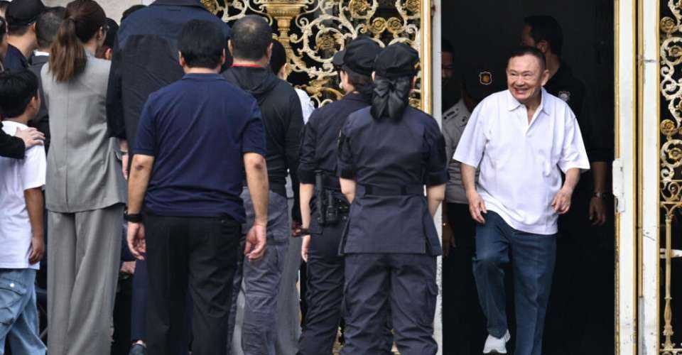 Former Thailand PM Thaksin released from prison