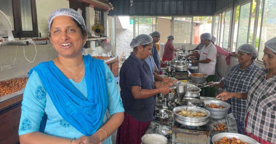 Faith fuels blind entrepreneur serving St. Alphonsa pilgrims