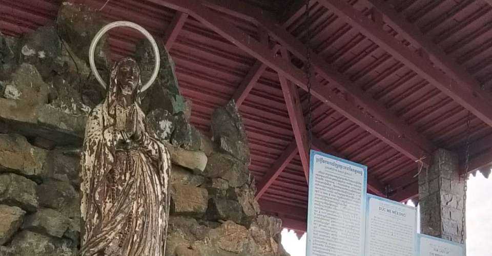 Village church home to Cambodia's mystery-shrouded Catholic relics