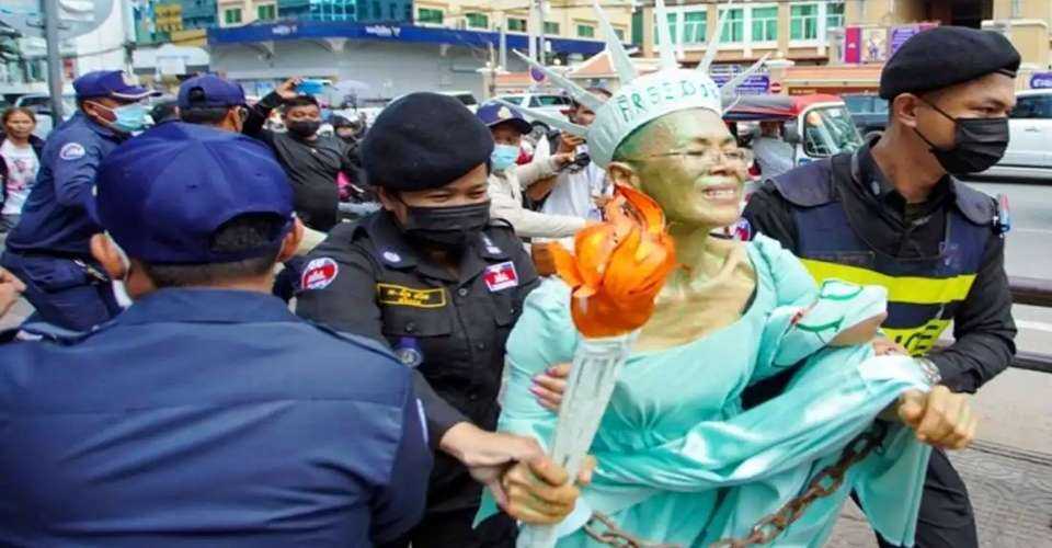 Rights activist marks four years in Cambodian jail