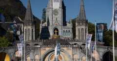 Lourdes fully covers Rupnik mosaics ahead of Pope Leo visit
