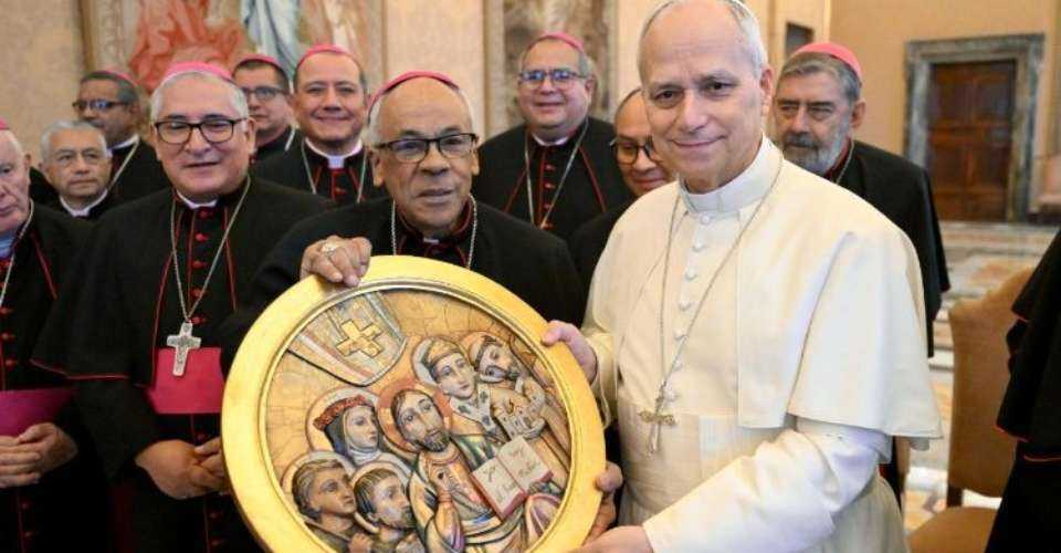 Image 28: Peru to unveil world's tallest statue of Pope Leo for trip to South America